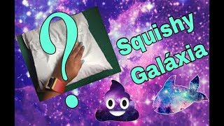 SQUISHY GALÁXIA DE PAPEL CASEIRO PAPER SQUISHY GALAXY [upl. by Imoen]