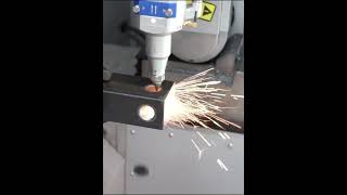 Countersink secondary cutting bevel cutting fiberlasercuttingmachineformetal cnc [upl. by Anema63]