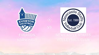 Everton Narwhals vs Newcastle Staffs VC Set 4 of 5  NVL Div 2 [upl. by Soo223]