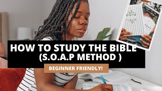 SOAP Bible Study METHOD 2021 Easy Way To Study The Bible For Beginners  Free Guide in Notion [upl. by Notecnirp]