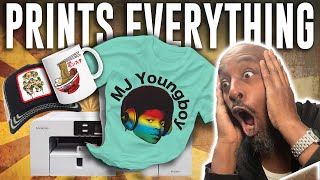 How To Print Sublimation Tshirts👕 🔥🔥This Machine Prints Everything🔥🔥 [upl. by Suhsoj]