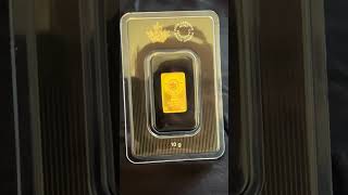 10 gram Royal Canadian Mint gold bar [upl. by Molahs]