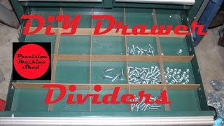 Drawer Organizing Dividers DIY quick and easy [upl. by Lianne]