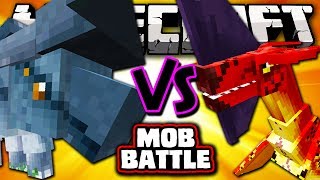 LEONOPTERYX VS HAMMERHEAD  Minecraft Batalha de Mobs  OreSpawn Mod [upl. by Atnahc]