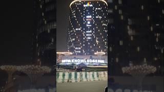 Night Drive in Knowledge City Hyderabad Hitech City ytshorts night building lighting beautiful [upl. by Tiemroth]