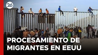 EEUU  Reanudaron el procesamiento de migrantes en la frontera con México [upl. by Hopper352]