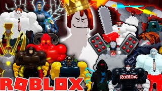 Cumplimos el Reto ULTRA DIFICIL 💪 de DERROTAR A TODOS LOS BOSSES de Mega Noob Simulator Roblox [upl. by Ardni]