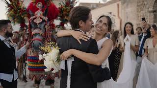 Giulia e Hugues  Wedding highlights in Tonnara di Scopello Sicily [upl. by Salter]