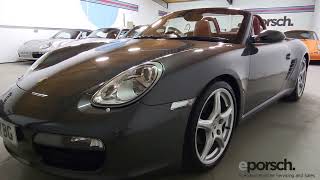 2006 Porsche Boxster 987 Tiptronic S 27 For Sale at Eporsch Limited PE56YBG [upl. by Grimbald]