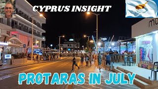 Experience the Summer Magic of Protaras Strip Cyprus in July [upl. by Tomkin]