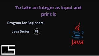 Take Integer as Input and Print it Java for Beginners  CodingwithShameera1 [upl. by Halden]