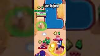 Leon now vs Leon then 😮‍💨 brawlstars [upl. by Warchaw]