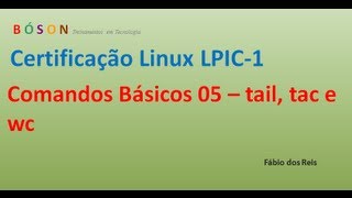 Comandos Básicos Linux 05  tail tac e wc [upl. by Amilas209]