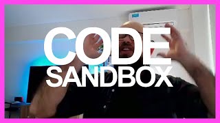 Code Sandbox como entorno de programación [upl. by Josiah]