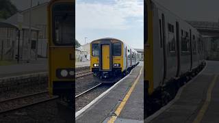 Class 150 and 197 at Ferryside train [upl. by Naltiak866]