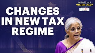 Income Tax Slabs In Union Budget 2024 Changes In New Tax Regime Announced [upl. by Douty390]