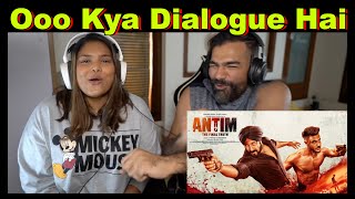 Antim  The Final Truth Trailer Reaction  Salman Khan Aayush Sharma  The S2 Life [upl. by Midis997]