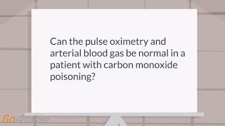 Is blood gas normal in carbon monoxide poisoning [upl. by Enitsua]