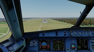 Lublin EPLB Landing  ToLiss A321neo [upl. by Gaskill]