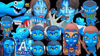 ASMR ICE CREAM AVATAR BLUE PARTY 다양한 아바타 블루 아이스크림 젤리 먹방 DESSERTS JELLY CANDY MUKBANG EATING SOUNDS [upl. by Akenet]