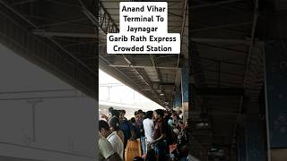 Anand Vihar Terminal To Bihar JaynagarTrainCrowdsDiwalitrain bihar travel diwali vlog [upl. by Idissak]