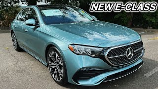 🚨VERDE SILVER METALLIC NEW COLOR 2024 MERCEDESBENZ E350 REVIEW [upl. by Elvis]