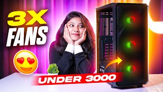 Best Gaming Cabinet under 3000  Antec AX83 RGB ELITE Case Review 😍 [upl. by Nitsirc]