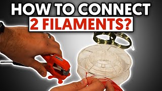 How To Connect 2 Filaments By 3D Printer Filament Connector Gen2 [upl. by Anita]