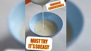 Homemade Condensed milkComelleab market k condensed milk ko bye bye😂 [upl. by Yrrah680]