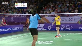 WS Bronze  PV Sindhu vs TEE JY  2014 Commonwealth Games badminton [upl. by Akimaj]