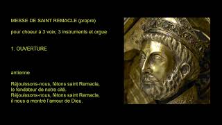 Messe de saint Remacle 1 Ouverture [upl. by Seravart]