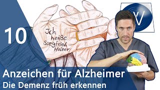 Alzheimer Früherkennung Achten Sie unbedingt auf diese 10 Anzeichenmehr als Vergesslichkeit [upl. by Sima]