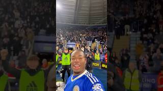 Hat trick Hero Abdul Fatawu Issahaku celebrates with Leicester City fans 🤩 [upl. by Atiuqcir415]