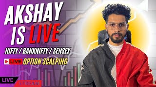 LIVE OPTION TRADING NIFTY amp BANKNIFTY  12 NOVEMBER  nifty banknifty livestream livetrading [upl. by Keese604]