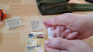 TearAid Type A Vs Gear Aid Tenacious Repair Tape [upl. by Necyla]