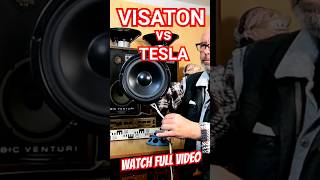 VISATON woofer speaker vs tesla Angelicaaudio [upl. by Rilda60]