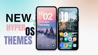 2 HyperOS themes for MIUI 14  Best MIUI 14 Themes for Xiaomi Poco [upl. by Prevot724]