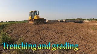 Starting On The Water Line And Finishing Grading Around The Basement [upl. by Jeniece]