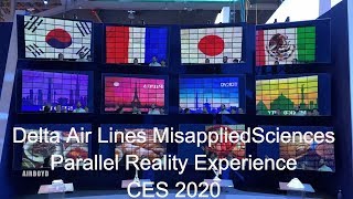 Delta Air Lines Parallel Reality Flight Screens • Misapplied Sciences [upl. by Daahsar]