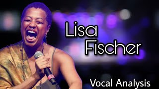 Lisa Fischer  Vocal Analysis with commentary [upl. by Ettennor]