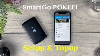 SmartGo Pokefi setup amp topup  Portable WiFi for Travel  Travel WiFi pay as you go [upl. by Nyraf]