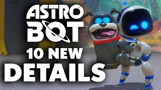 Astro Bot PS5  10 NEW Things You May Not Know About Team Asobis quotBIGGEST GAMEquot [upl. by Eenwahs]