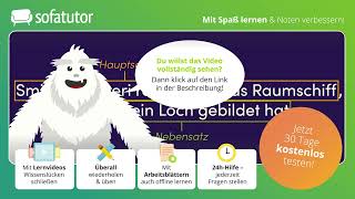 Hauptsätze und Nebensätze einfach erklärt – Deutsch 5 amp 6 Klasse [upl. by Anihc261]