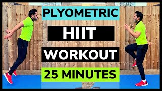 Plyometric Workout At Home  Fat Burning Plyo HIIT Workout [upl. by Eceertal52]