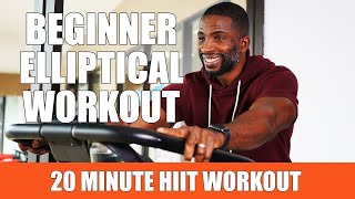 FatBurning Elliptical HIIT Workout for Beginners  20 Minutes [upl. by Willet]