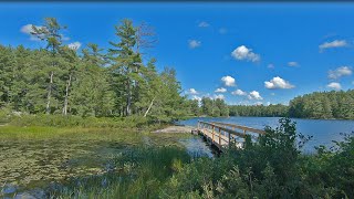 HARDY LAKE PROVINCIAL PARK Hiking in Muskoka [upl. by Aiekahs]