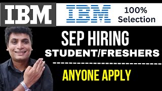 IBM Launched SEPOCT Internship 100 Selection  IBM Summer Internship 20242025  30K Stipend [upl. by Sueddaht]