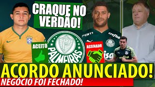 Já assinou Verdão quotfechaquot negócio com Atacante  HULK encaminha seu novo clube  PEDRO aceito e [upl. by Siuqaj]