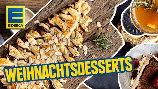 Weihnachstdesserts  Inspirationen für eine süße Weihnachtsstimmung [upl. by Okiman]