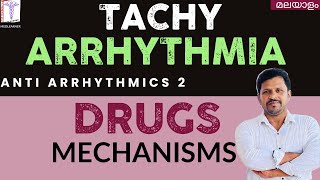 Arrhythmia Mechanism Tachy arrhythmia Arrhythmia Antiarrhythmic drugs Torsades de pointes Malayalam [upl. by Sileray]